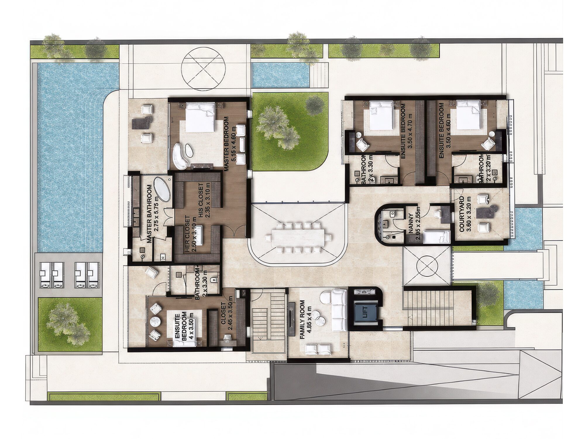 Villa Senna floor plan II